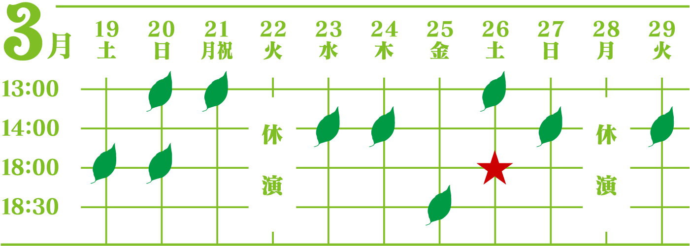 2016年3月19日(土)～3月29日(火) フェスティバルホール